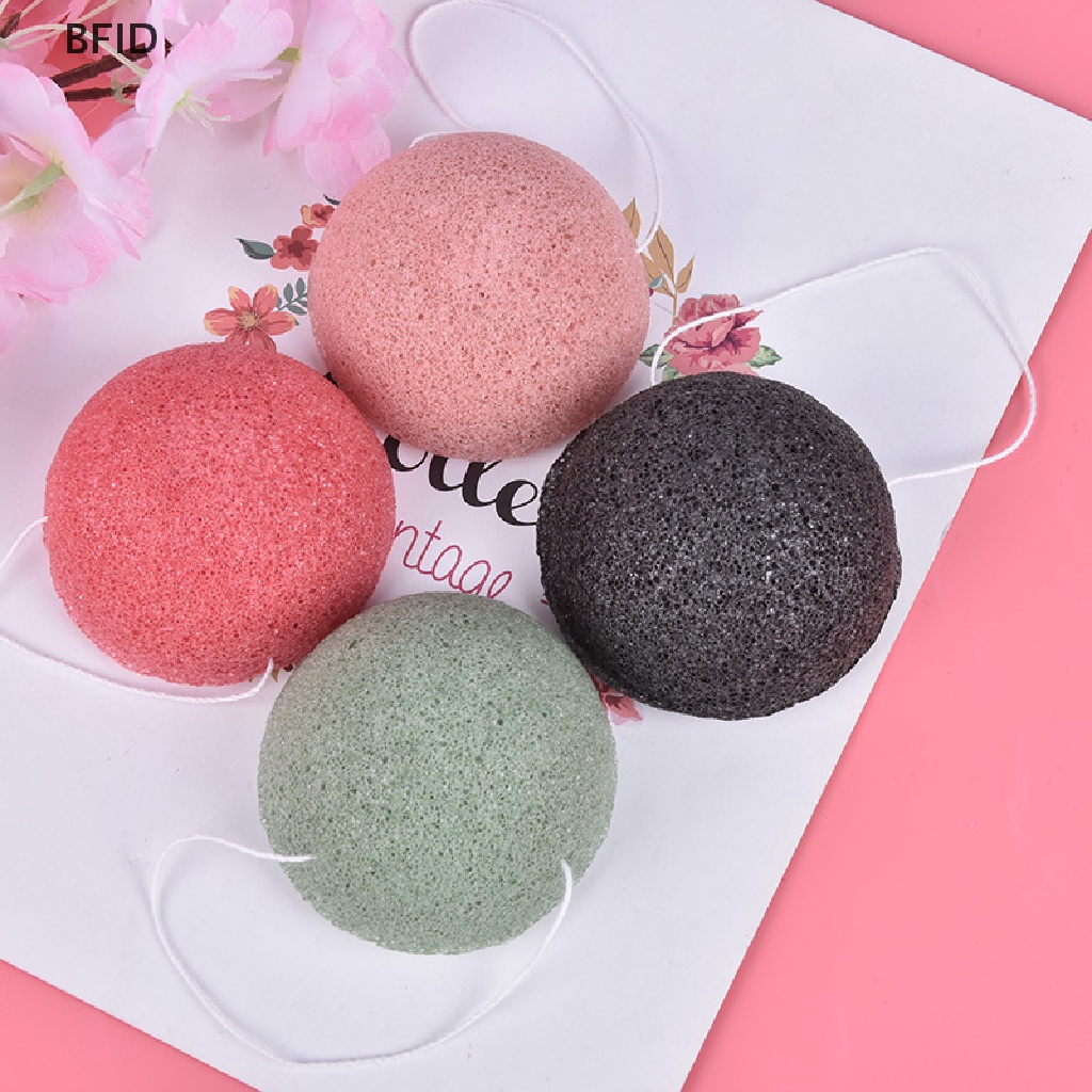 [BFID] Konjac Sponge Natural Konjac Puff Cuci Muka Spons Pembersih Makeup Konjac Sponge [ID]