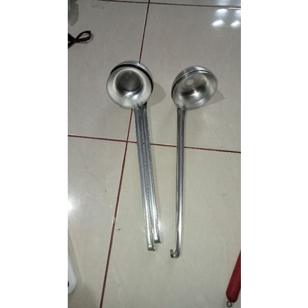 centong aluminium dan centong kayu basok dll