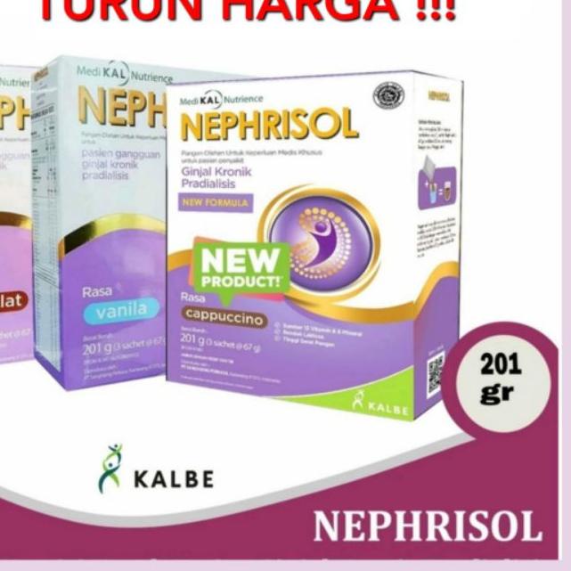 

Sale | FG2 | NEPHRISOL 201GR REGULER VANILA COKLAT CAPPUCCINO