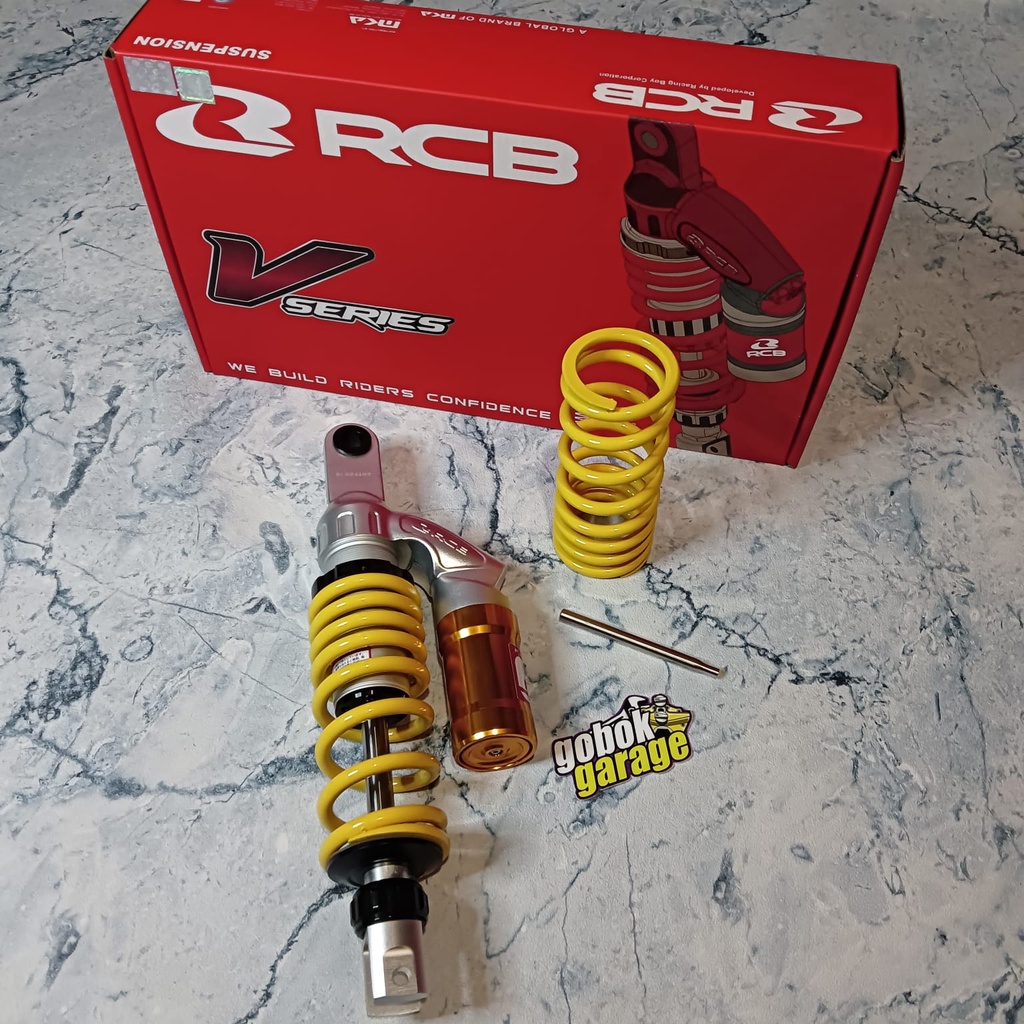 shock tabung rcb v series vs series rebound klik 330mm / shock tabung rcb / shock tabung rcb vario 125 vario 150 beat scoopy mio fino