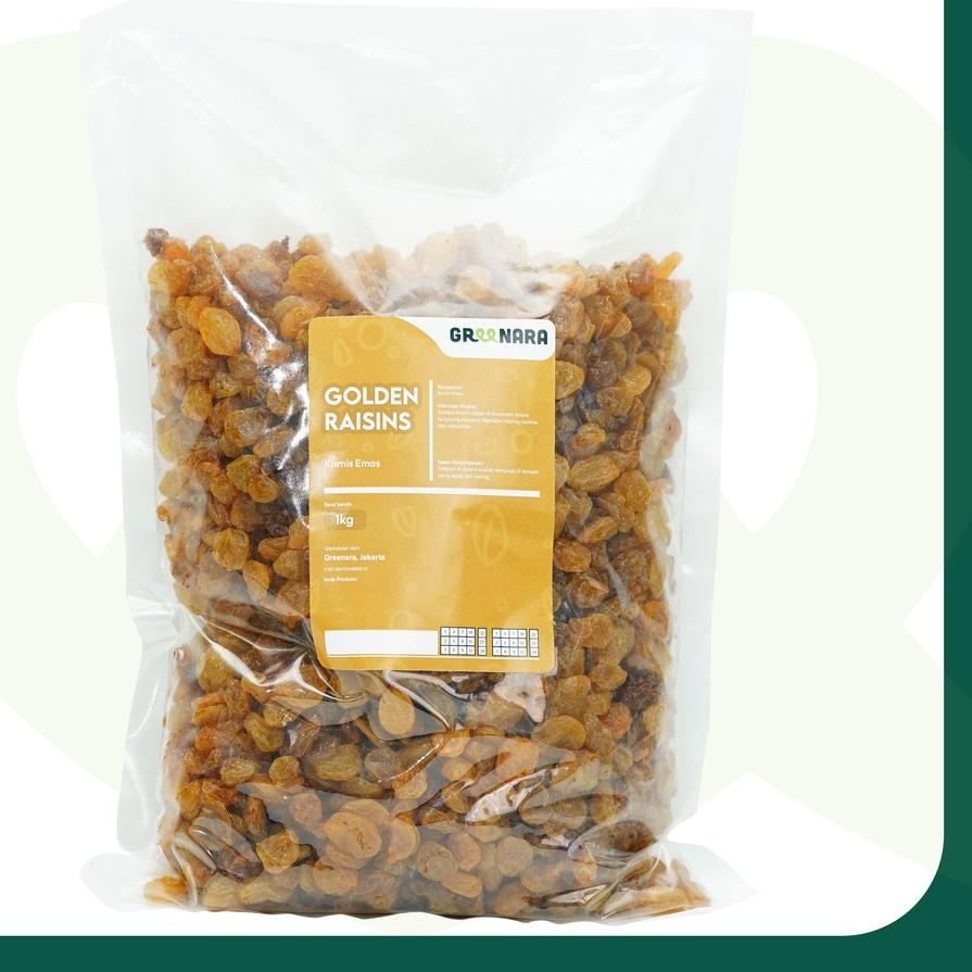 

™ Dried Golden Raisin USA 1Kg / Kismis ➸