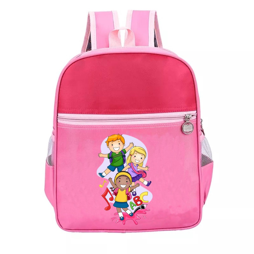 PVJ - Tas Ransel Anak Perempuan  Sekolah PAUD TK dan SD lucu keren motif karakter kartun