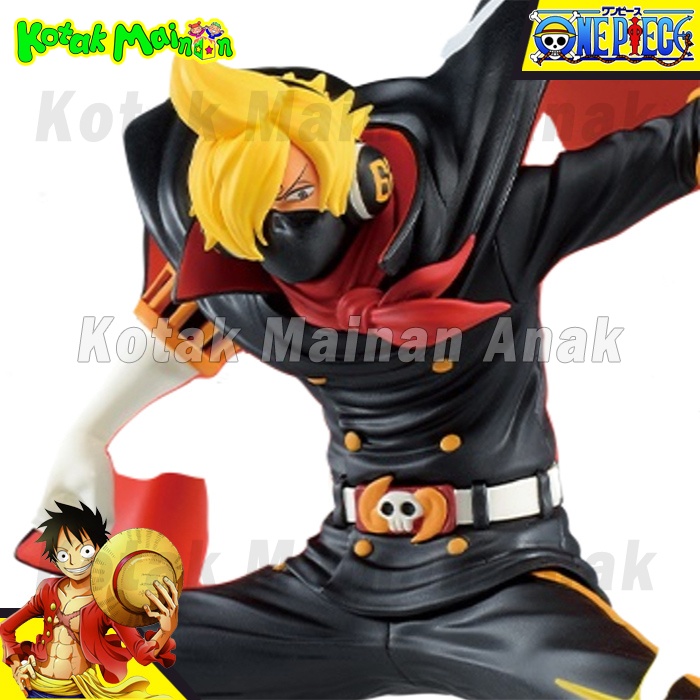 Action Figure One Piece Sanji Vinsmoke Osoba Mask Battle Record Koleksi