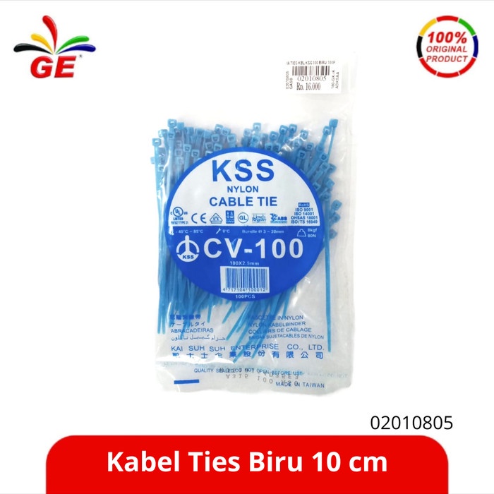 

GE - Kabel Ties Biru 10 cm 02010805