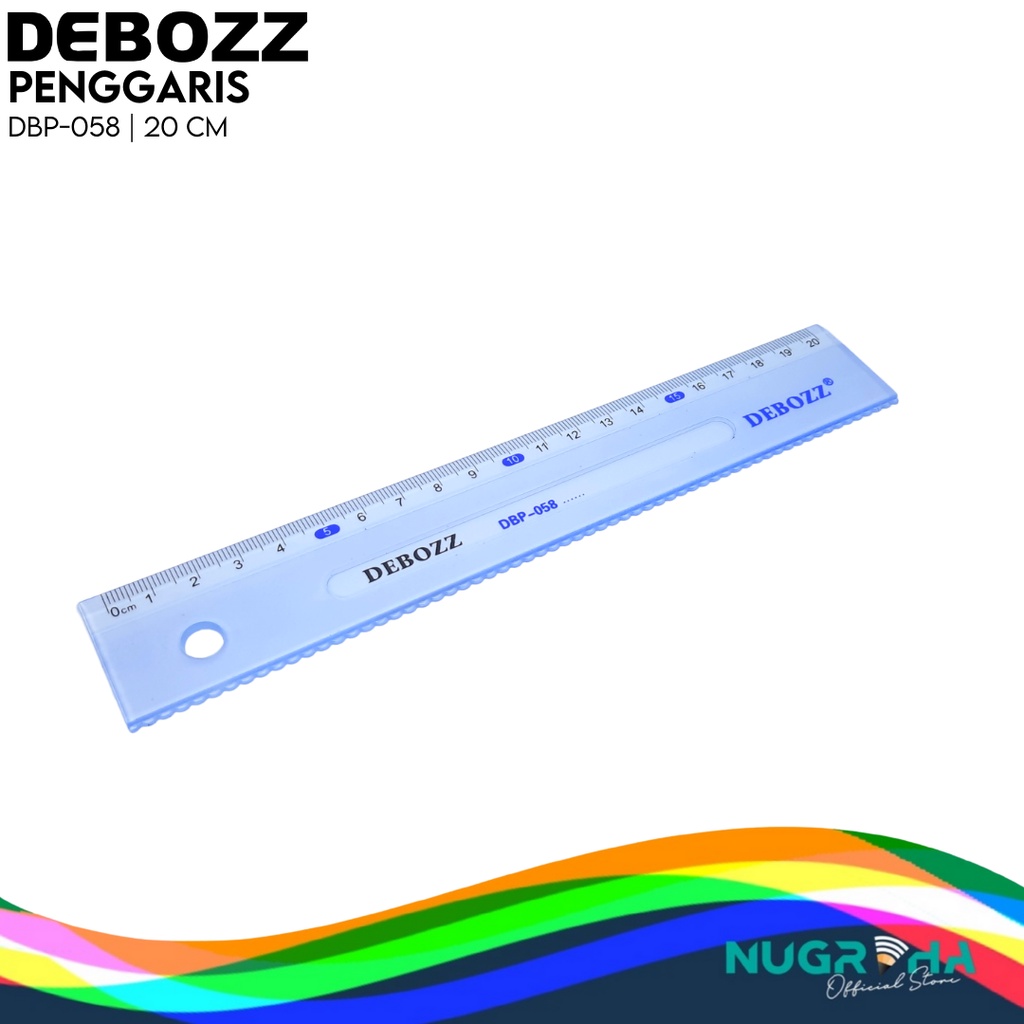 

Penggaris Mika Debozz 20 cm DBP-058
