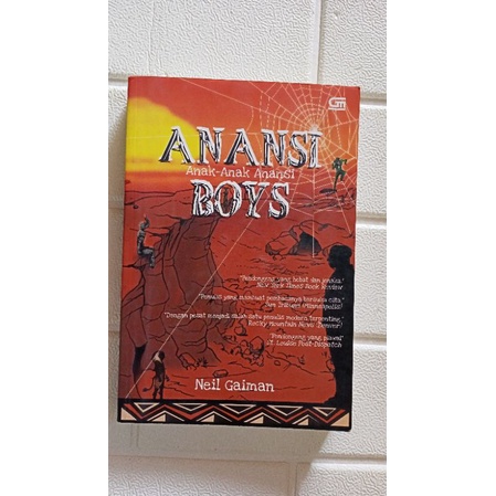 Novel Terjemahan Neil Gaiman:  Anansi Boys (Ori, Bekas, Preloved)
