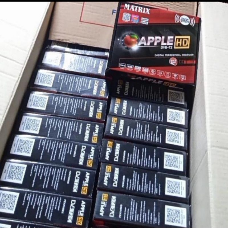 Set Top Box MATRIX APPLE MERAH