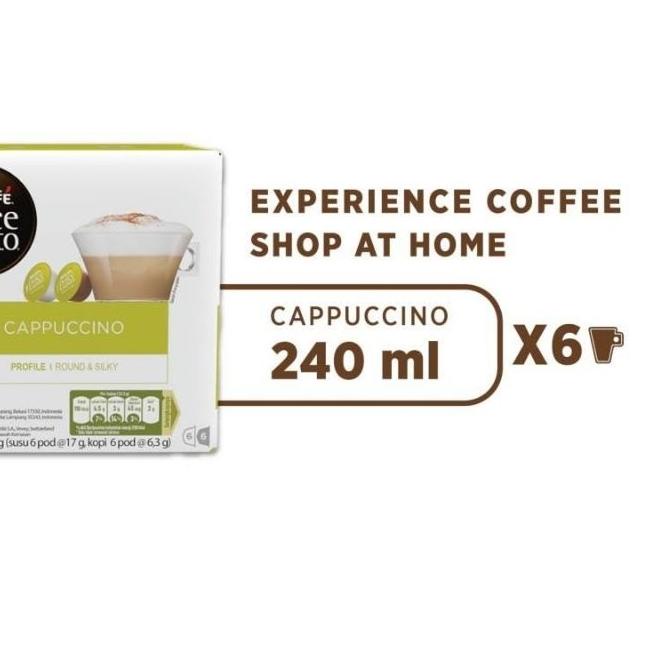 

✭ NESCAFE DOLCE GUSTO CAPPUCCINO - CAPSULE ORIGINAL ☻