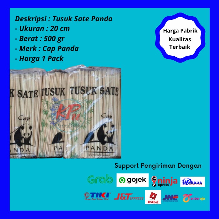 Dijual Tusuk sate cap panda / Tusuk sate cap panda 1 Ball Diskon