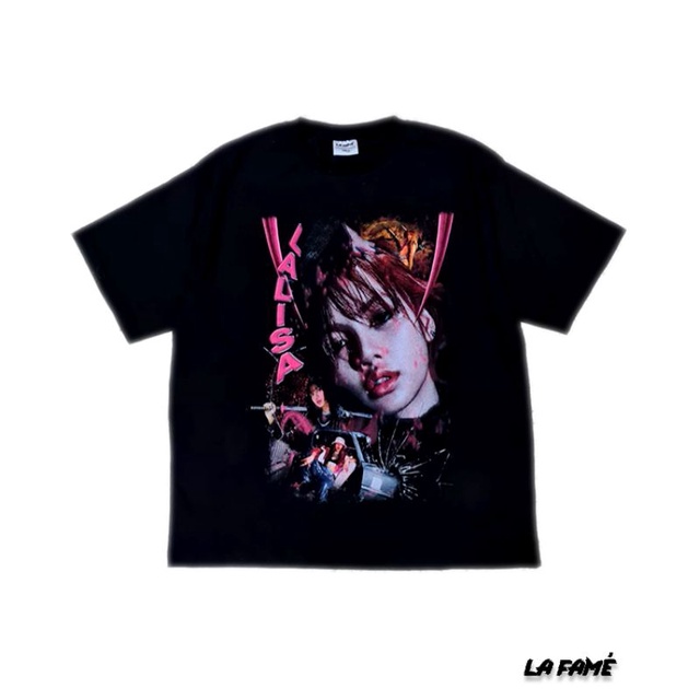 Blackpink Lisa Oversize Graphic T-Shirt