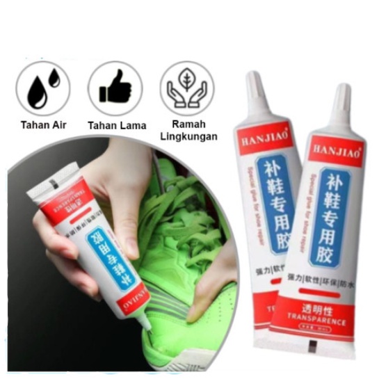 Lem Perbaikan Sepatu Super Kuat 60ml / Lem Perekat Sepatu Dan Sandal