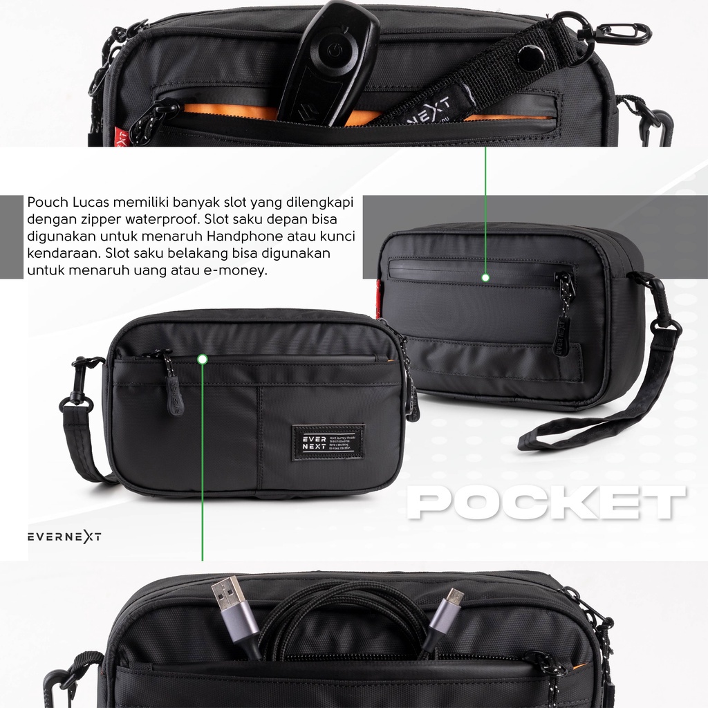 Hand Bag Waterproof Tas Tangan Pria Wanita Casual Premium Air Tas Clutch Bag Multifungsi Pouch Bag Wanita Travel Organizer Pria Wanita Waterproof