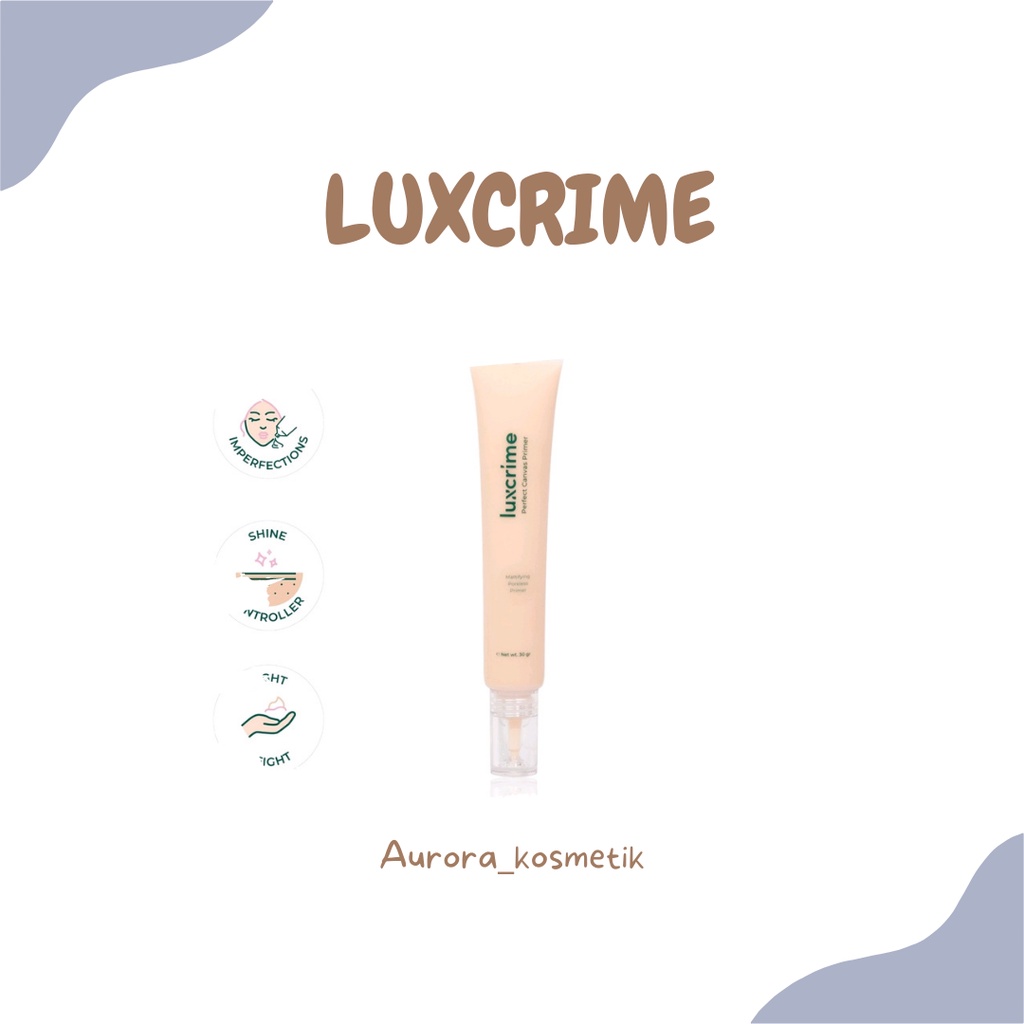 LUXCRIME Perfect Canvas Primer Mattifying Poreless Primer
