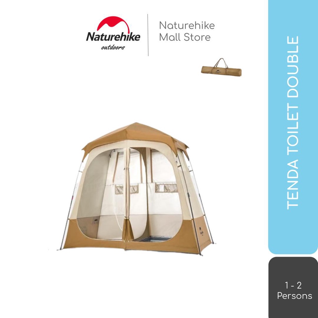 TENDA TOILET DOUBLE SHOWER MANDI PORTABLE CAMPING NATUREHIKE NH22ZP006
