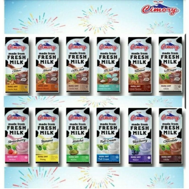 

Cimory Susu Fresh Milk UHT 250ml All Varian (Satuan)