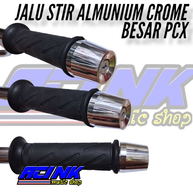 JALU STIR PCX NINJA SHOGUN SATRIA / JALU STANG STIR BESI PXC MODEL ORI / BANDUL STANG STIR