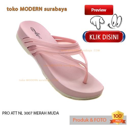 Sandal wanita casual sandal jepit karet PRO ATT NL 3007