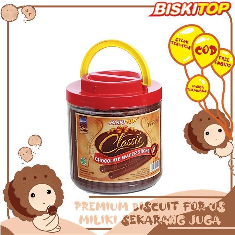 Biskitop Astor kaleng 500 gram