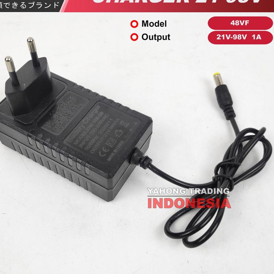 TERMURAH  Adaptor Adapter Charger 21V - 98V 48V Cas Mesin Impact Bor JLD SUNC TOOLS