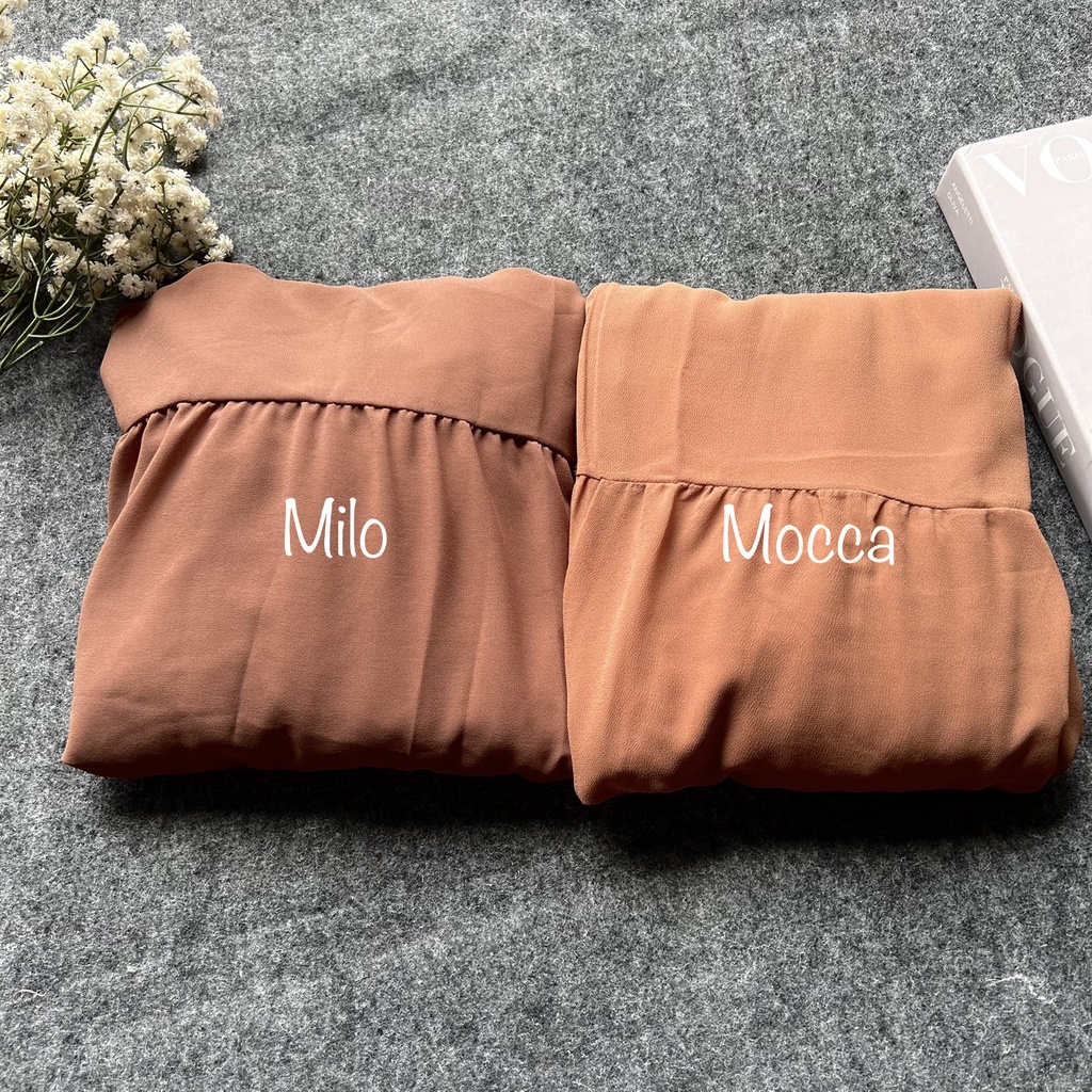 Selia Rok Rempel Ceruty Babydoll Premium – Rok Susun Ruffle Maxi Skirt Panjang