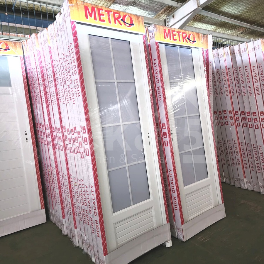 PINTU KAMAR UPVC KACA MINIMALIS KOMPLIT HIGH QUALITY