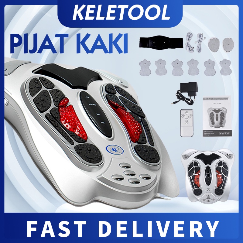 Alat Terapi badan dan Kaki Strum Pijat Kaki Listrik Pemanasan Inframerah Jauh Titik Akupunktur Titik
