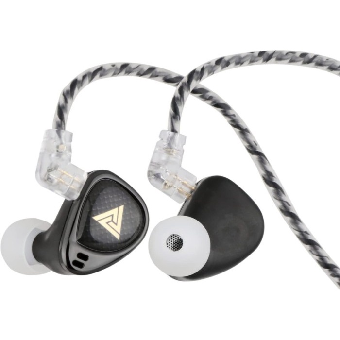 QKZ x HBB Khan 2DD Dynamic Driver HiFi IEM Earphone