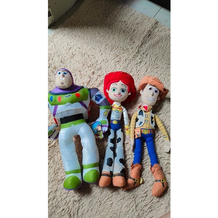preloved boneka toy story woody jessie buzz original