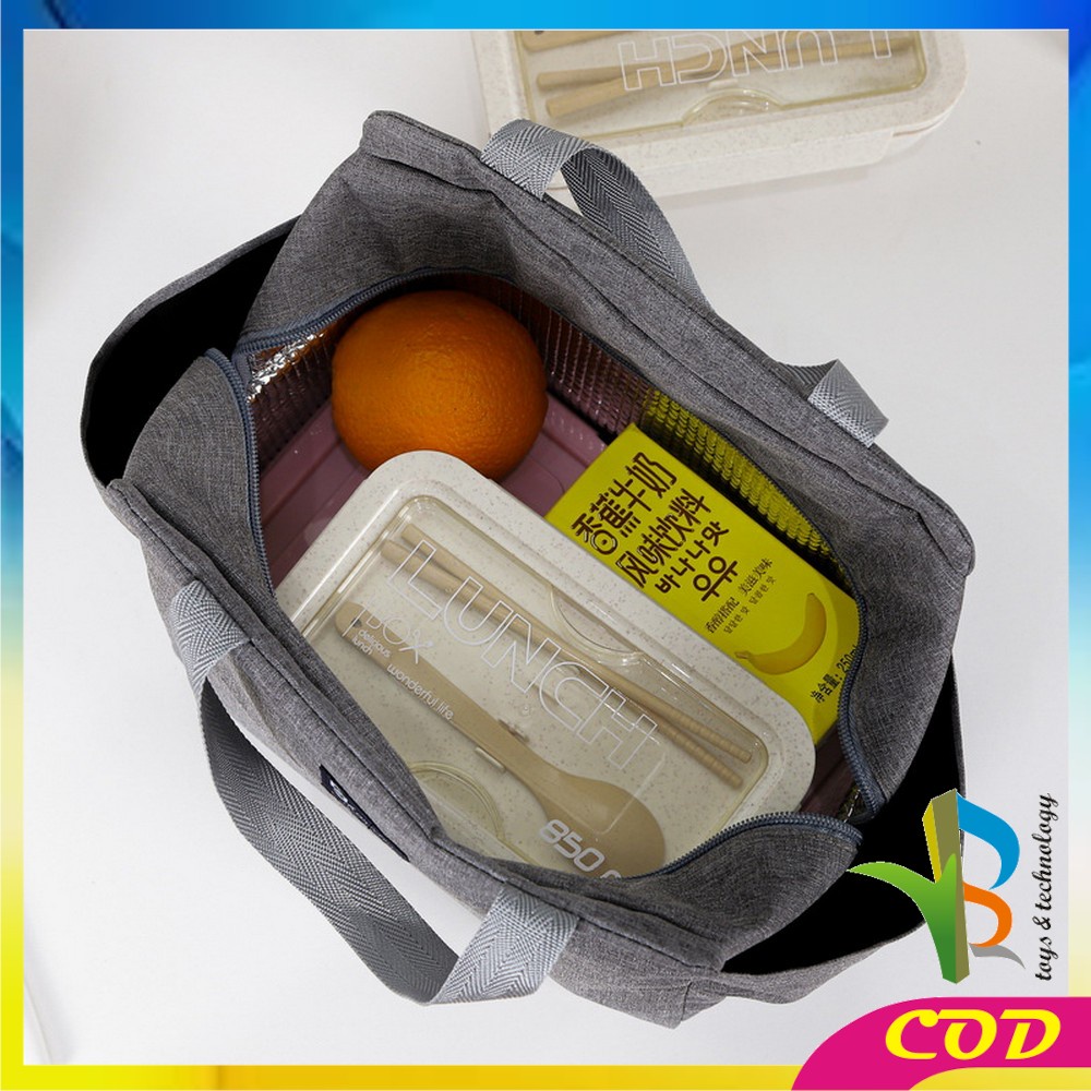 RB-T43 Tas Bekal Lunch Cooler Bag Box Anti Air Makanan Alumunium Foil / Tas Kotak Makanan / Lunch Bag / Tote Bag Bekal