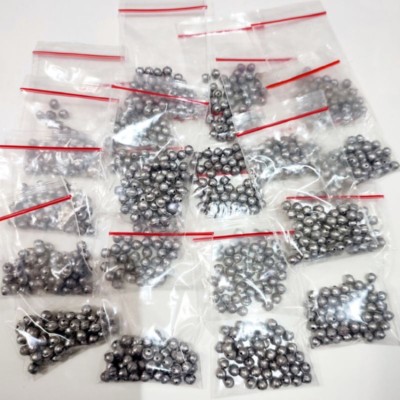 Timah Lada pancing No.0 isi 50 pcs