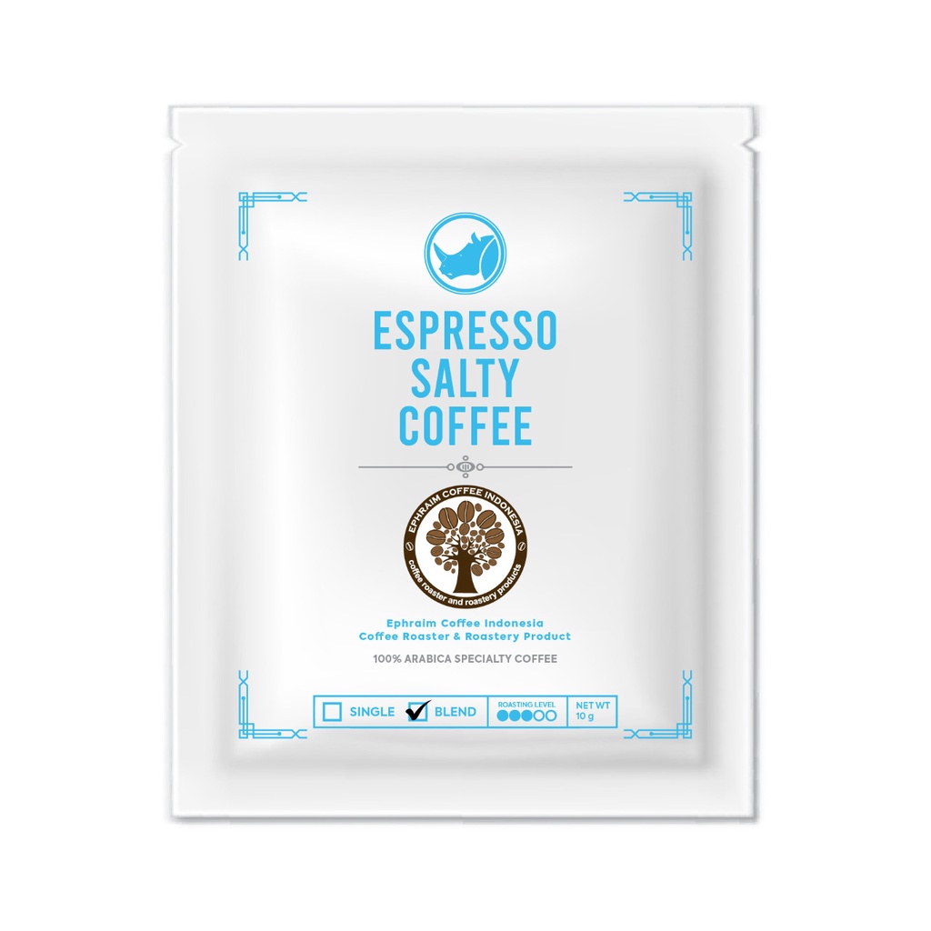 

Ephraim : Espresso Salty Coffee Sachet 10 gram