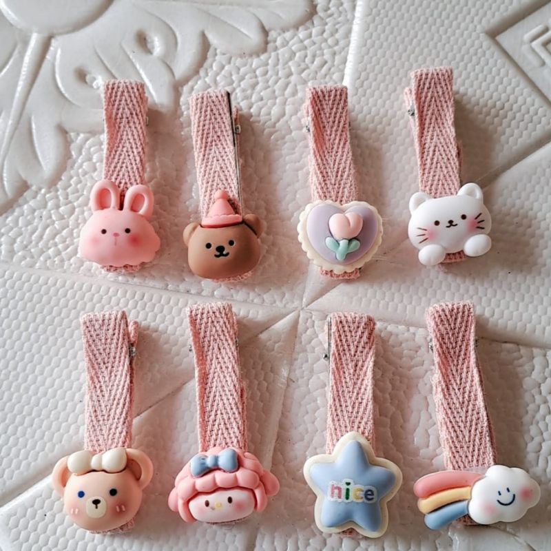 Jepit rambut anak lucu jepit pita hair clip anak jepit buaya