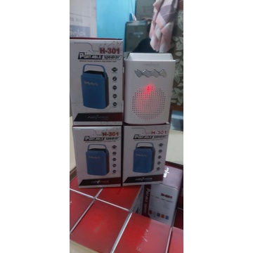 Speaker Advance Portable H301 H 301 Bluetooth Speaker Bass I 100%  Original Garansi Resmi