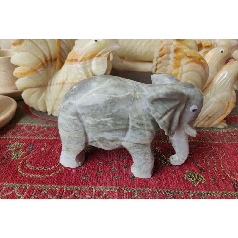 Patung batuan onix abu Terlaris