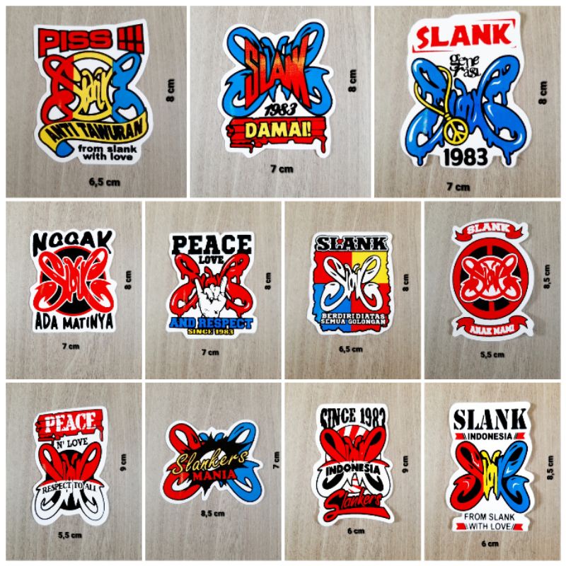 Jual STIKER SLANK UKURAN KECIL | Shopee Indonesia