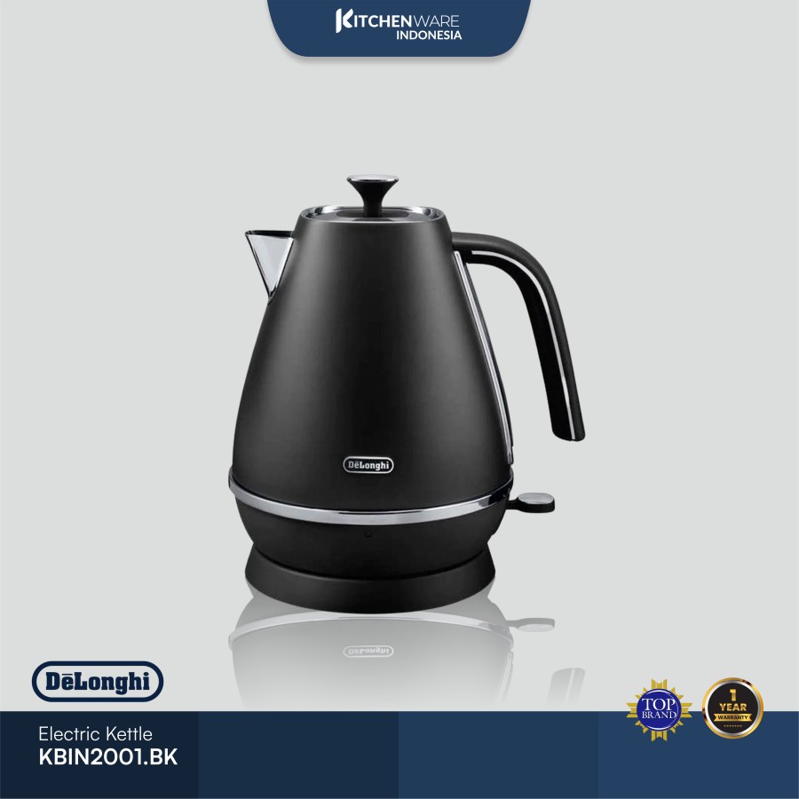 DeLonghi KBIN2001.BK Electric Kettle  - Teko Listrik Pemanas Air