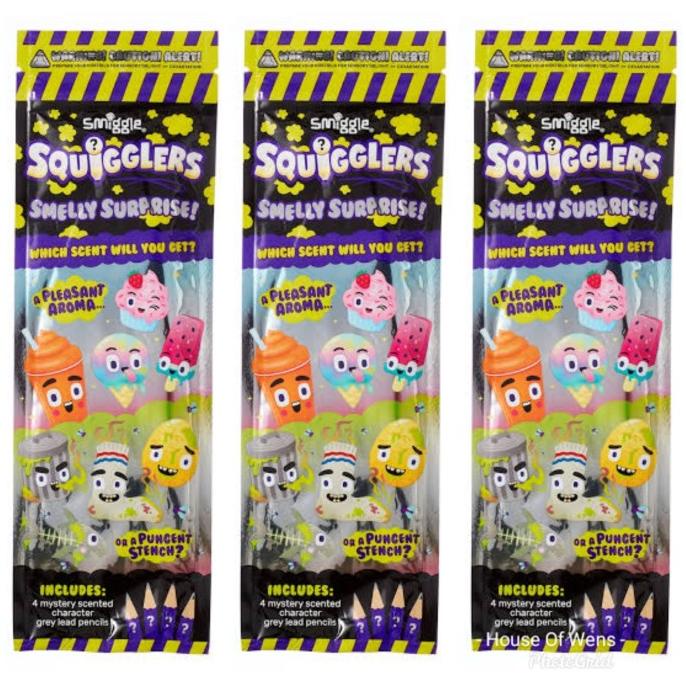 

SMIGGLE SQUIGGLERS SMELLY SURPRISE - PENSIL PACK SMIGGLE