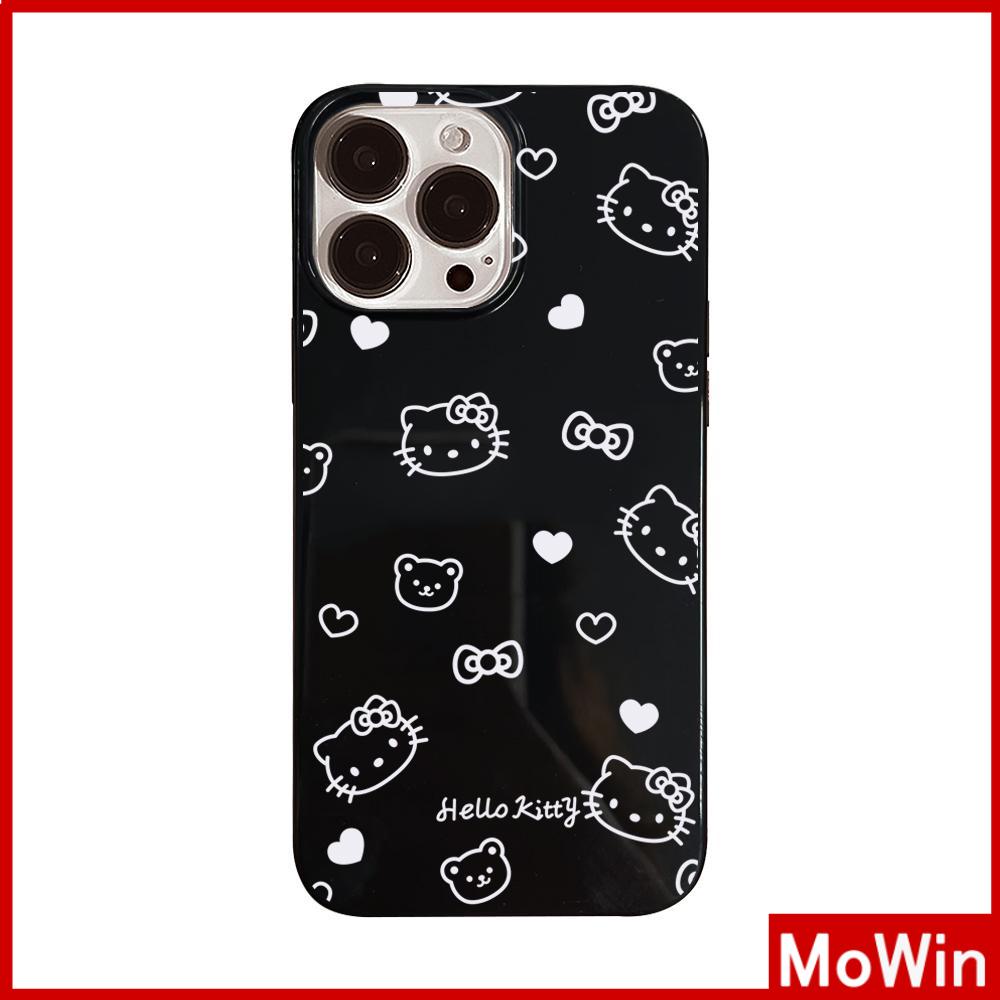 For iPhone 14 Pro max iPhone Case Black Soft Case TPU Candy Case Shockproof Big Hole Protection Camera Cute Cartoon Compatible For iPhone 13 Pro max 12 Pro Max 11 xr xs 7Plus 7 8