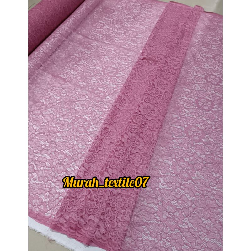 Kain Brokat Cornelly  Non Glitter harga per 0,5 m