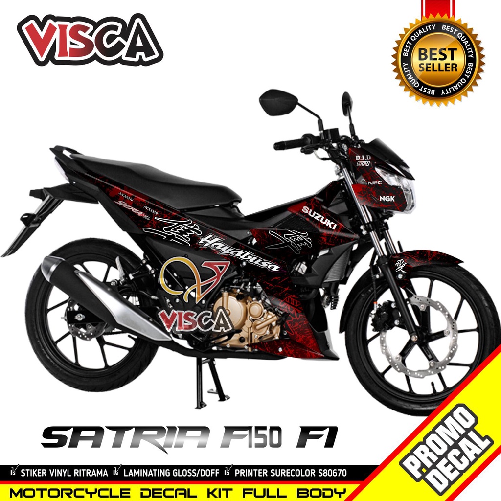 Decal Satria Fu 150 Fi Full Body Stiker Satria Fu Fi Full Body Hayabusa