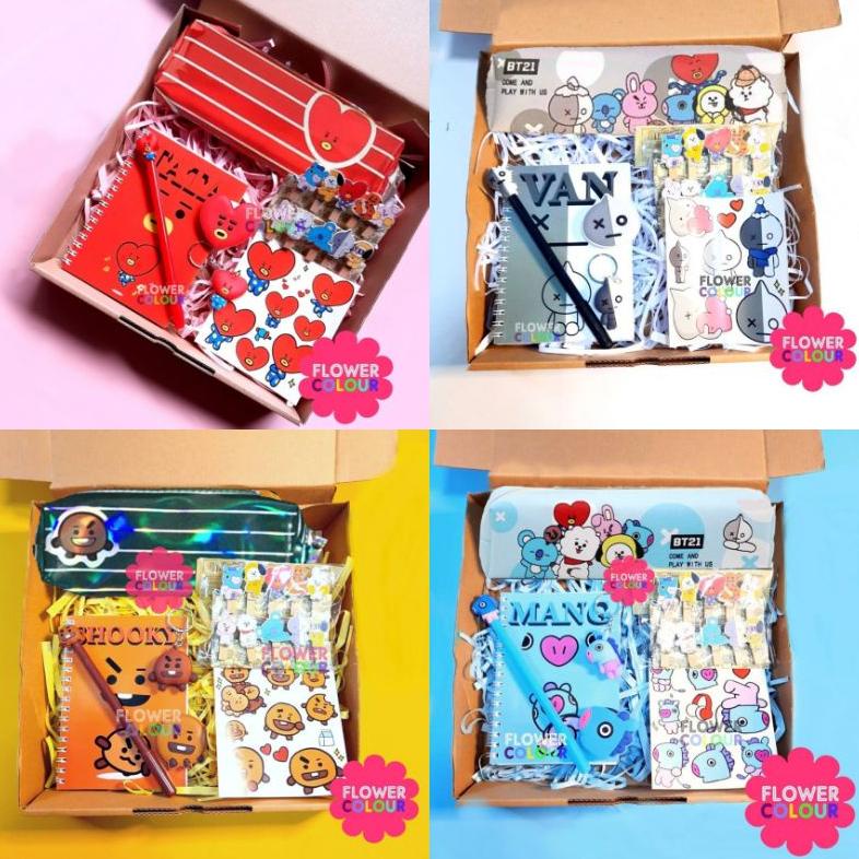PAKET ALAT TULIS KARAKTER BTS BT21