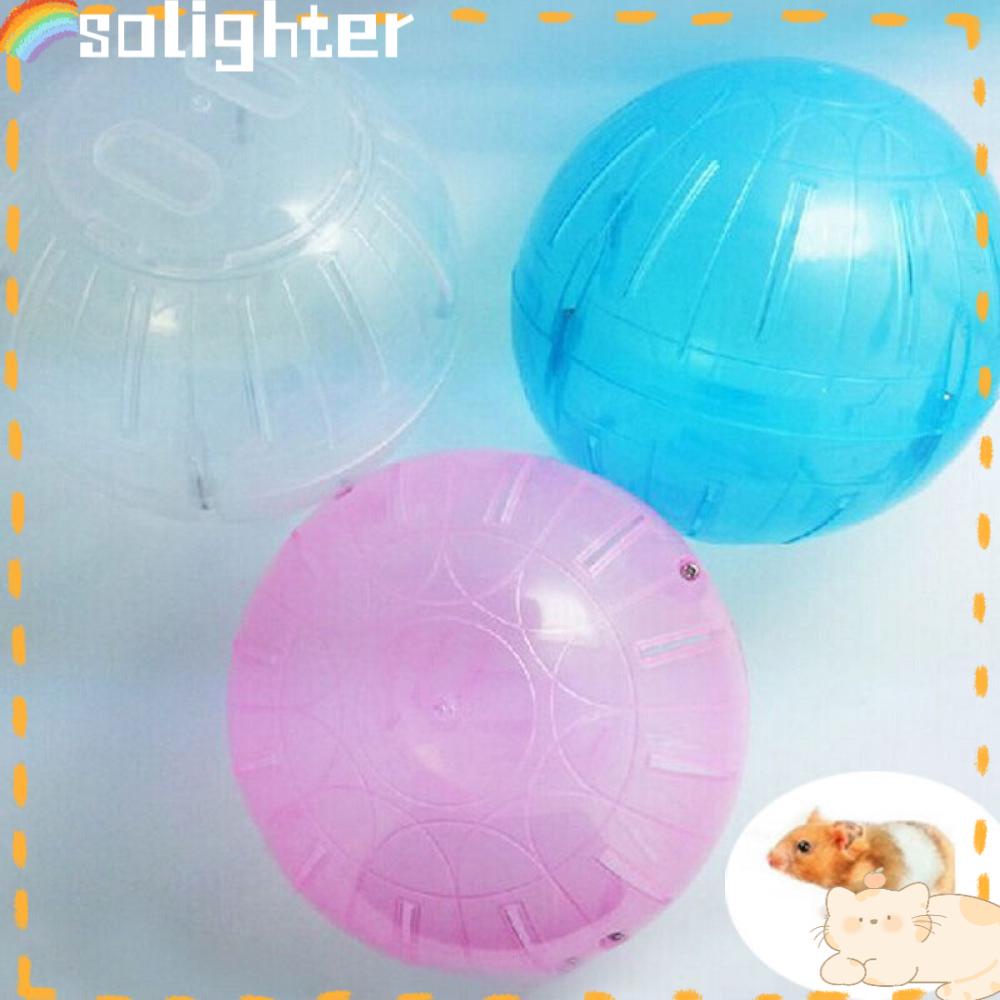 Solighter Ball Plastik Rodent Latihan Tikus Hewan Peliharaan Hamster