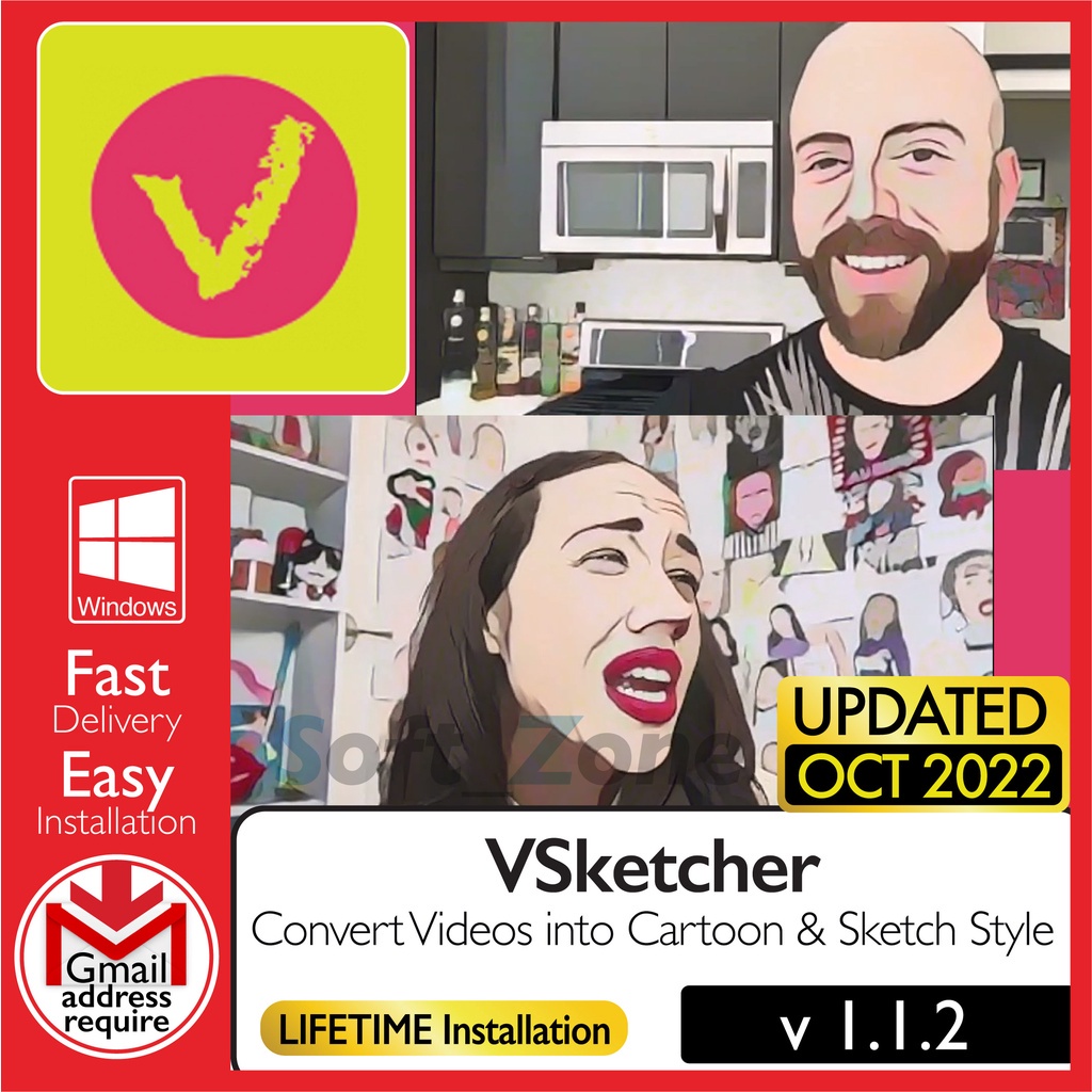 

VSktchr 1.1.2 - Cnvrt Vds nt Crtn & Sktch Styl [WINDOWS x64] - Dgtl Dwnld