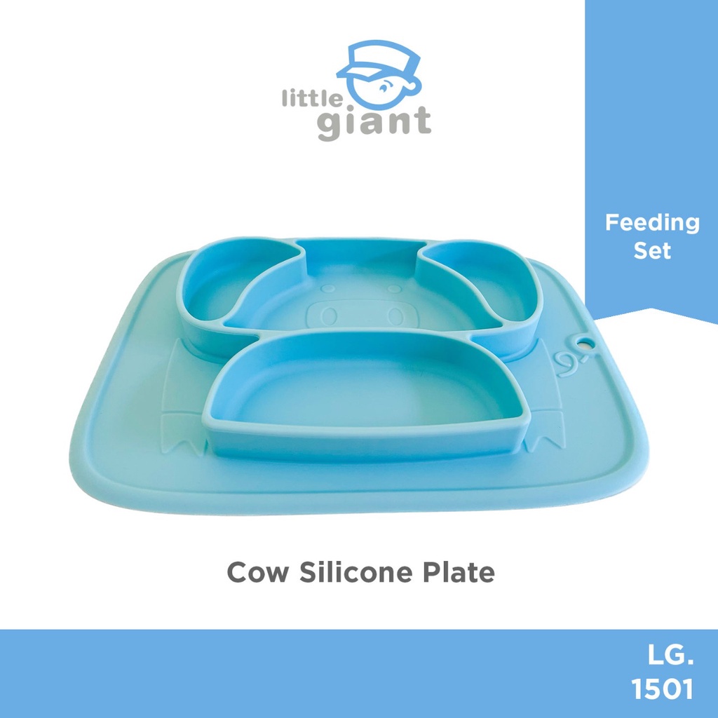 Little Giant Cow Silicone Plate Tempat Makan Bayi