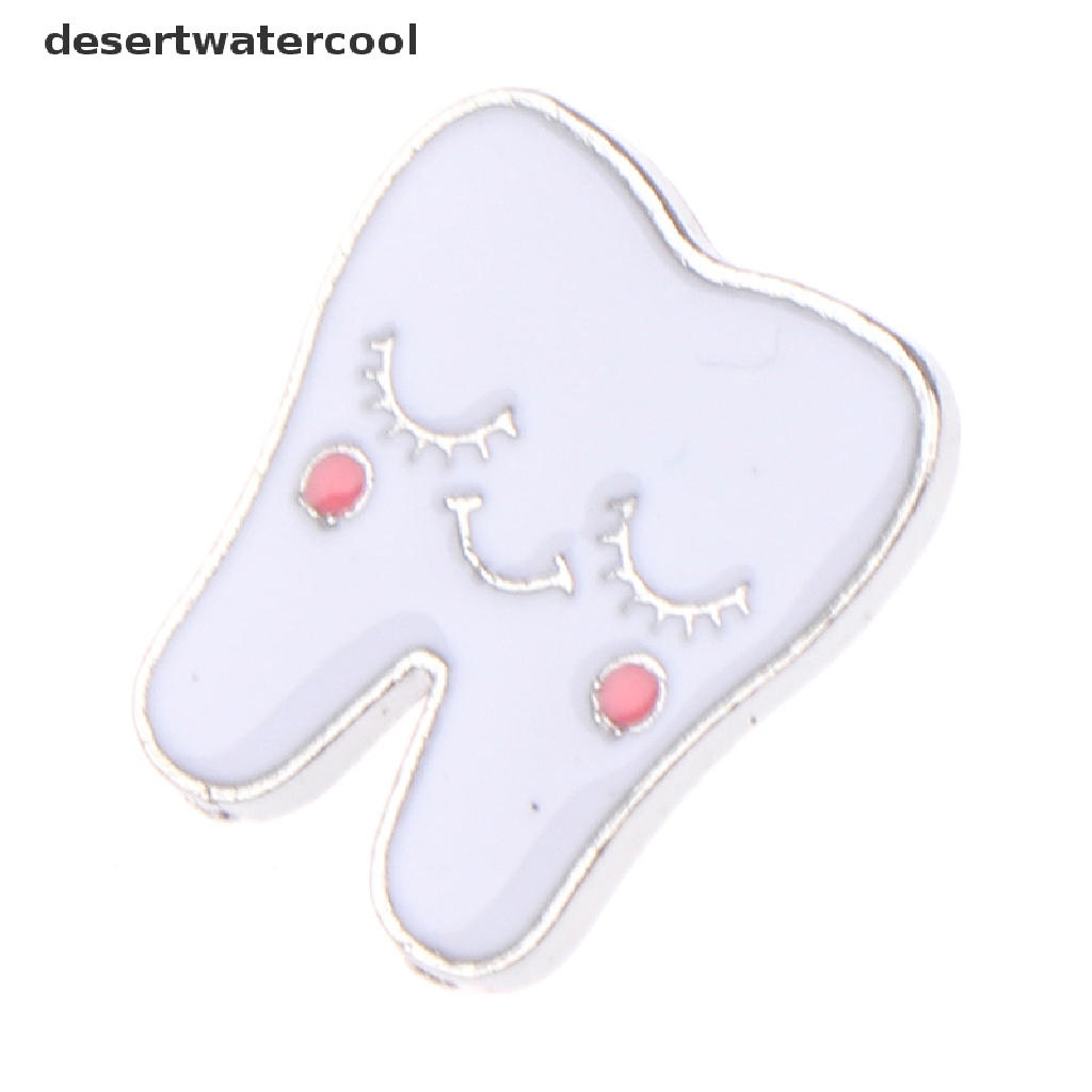 Deid Gigi Logam Enamel Bros Kartun Gigi Lencana Pin Trendi Kostum Perhiasan Hadiah Martijn