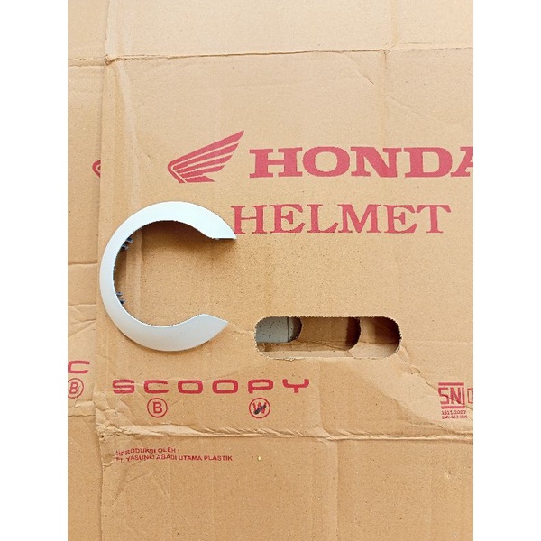 list spion tutup spion cover spion scoopy original honda warna putih dof