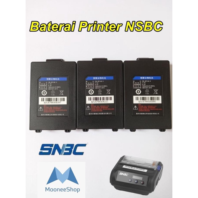 BATERAI BATRE BATERRY PRINTER LABEL BARCODE THERMAL SNBC 80MM