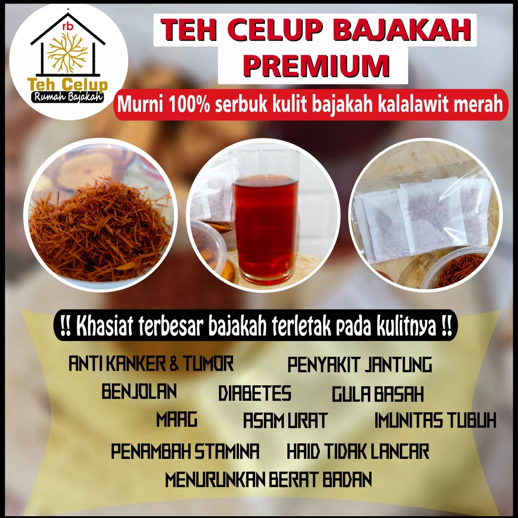 

Teh Celup Kayu Akar Bajakah Asli Kalimantan Isi 30 Pcs | Teh Bajakah Kalalawit Merah Premium | Dapat Mengobati Penyakit Kanker Tumor