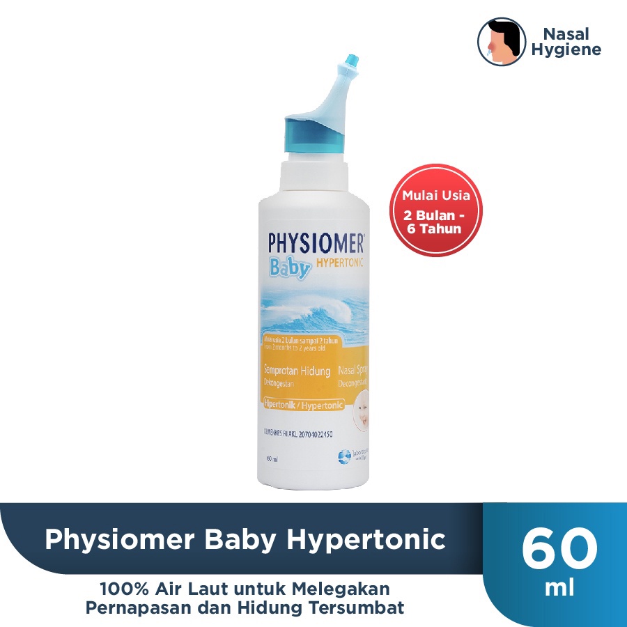 Physiomer Baby Decongestant Hypertonic Semprotan Hidung Bayi 60ml