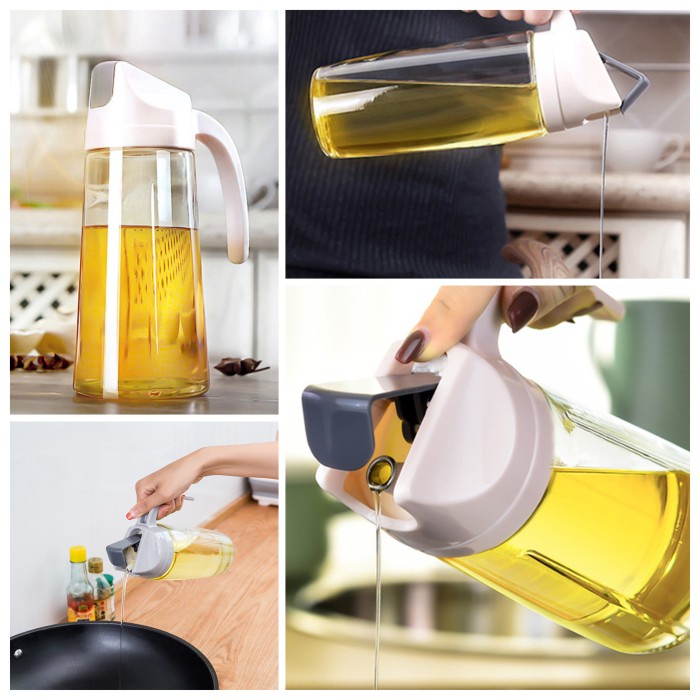 

Terlaris ✨ - Botol Minyak Kecap Saos Saus Dressing Botol Kaca Bumbu Dapur 600ml 2.1.23